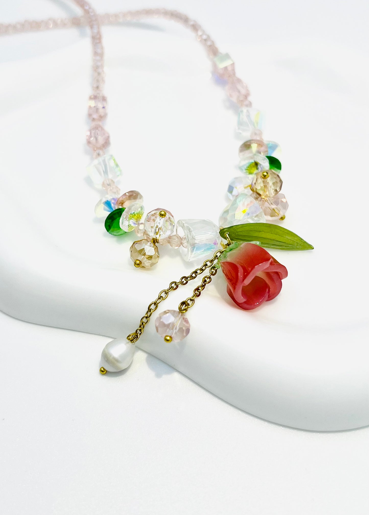 Rosé Blossom Necklace