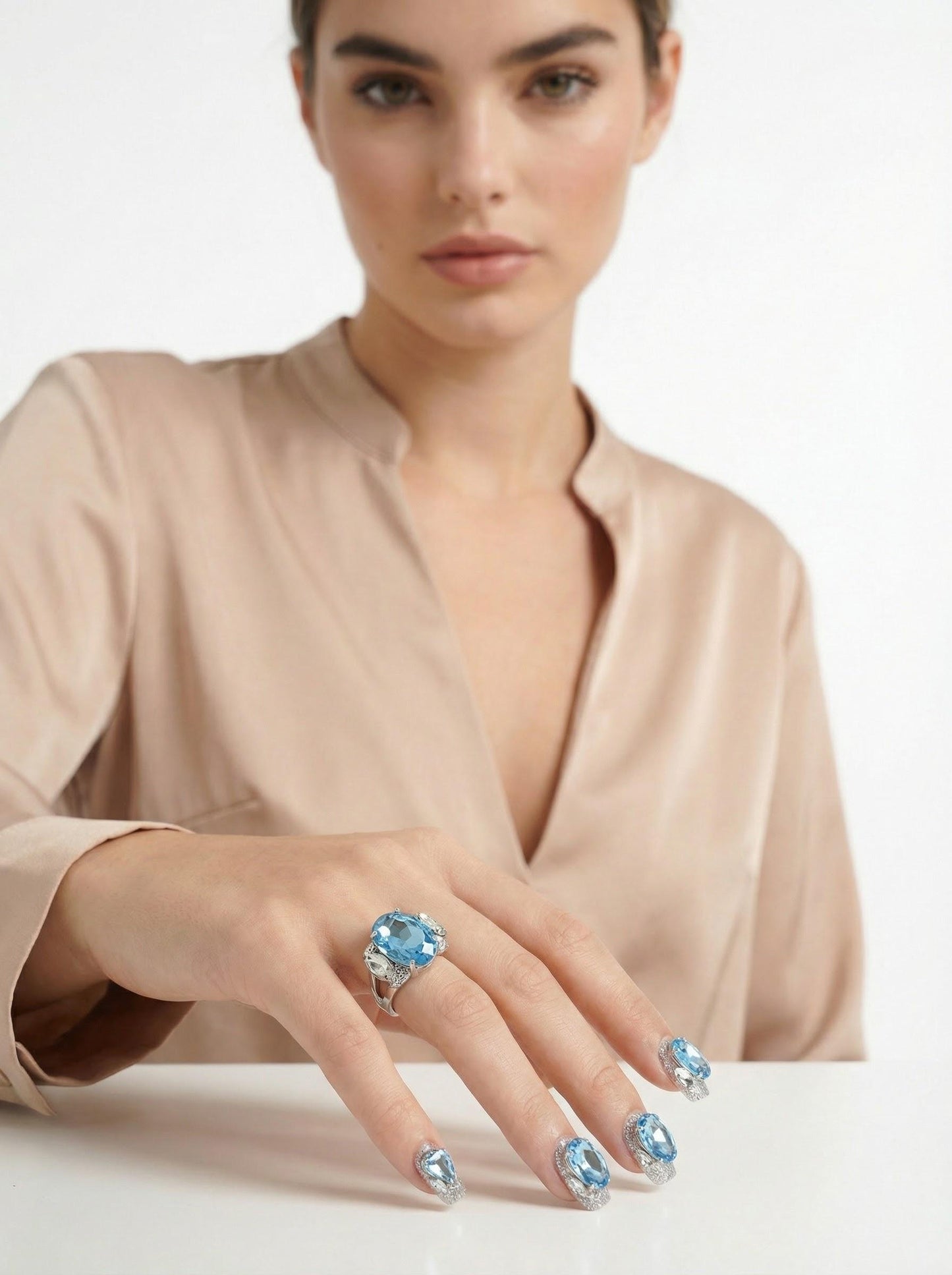 Ice Crystal Blue
