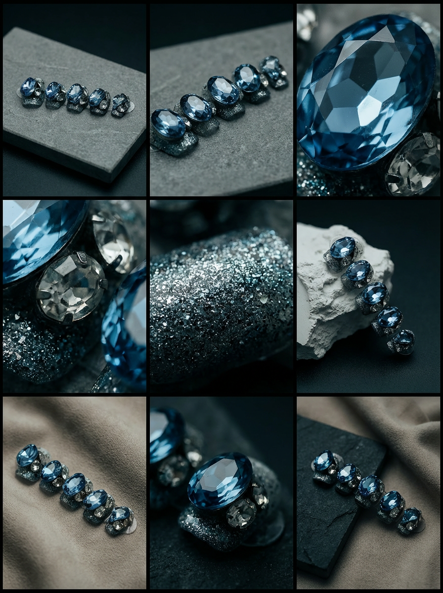 Ice Crystal Blue
